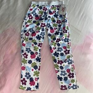 Pepper Skins flower thermal pants size youth small